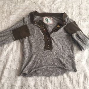 Free People Long Sleeve Crop